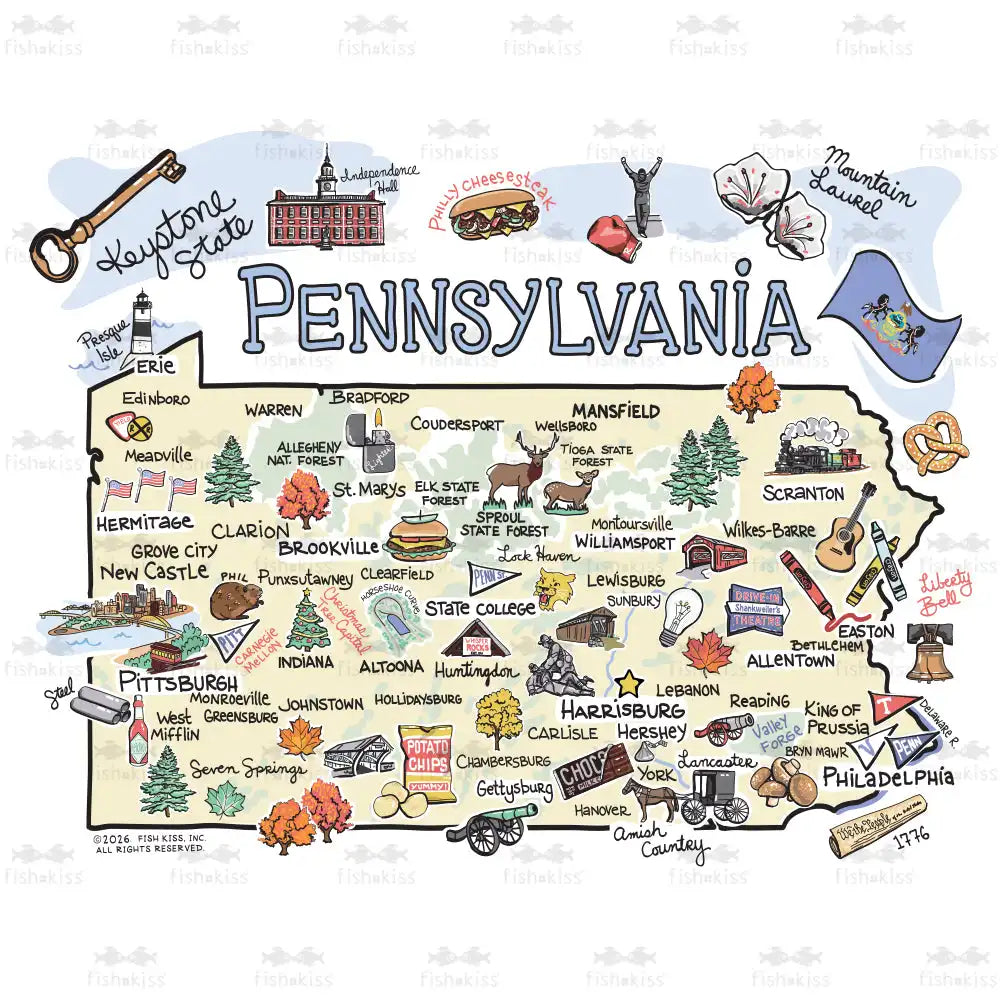 Pennsylvania Mega Mug 40oz