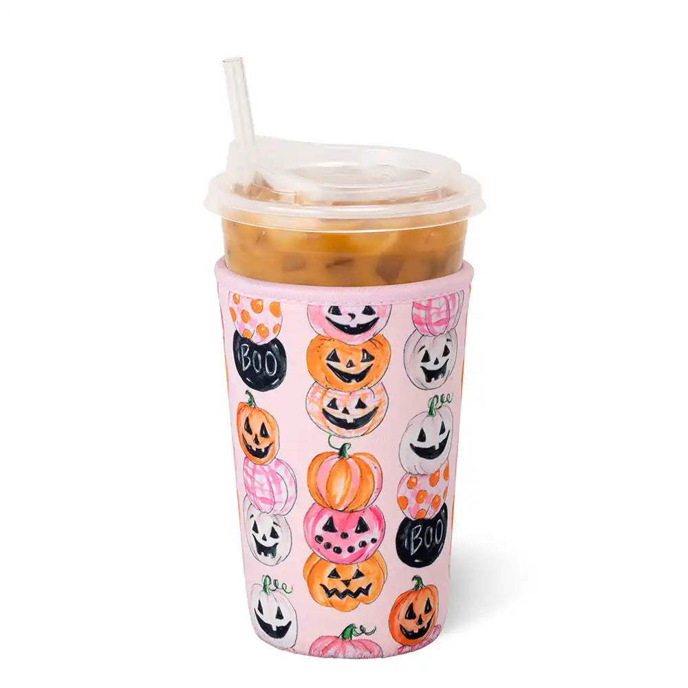 Pumpkin Stacks Medium Iced Cup Coolie