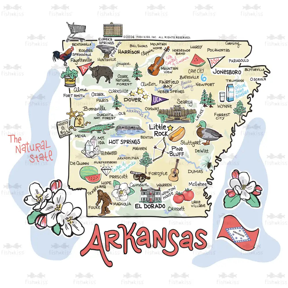 Arkansas Medium Iced Cup Coolie