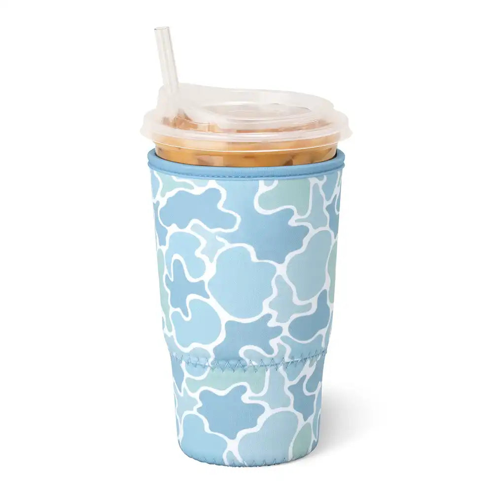 Saltwater Camo Large Iced Cup Coolie