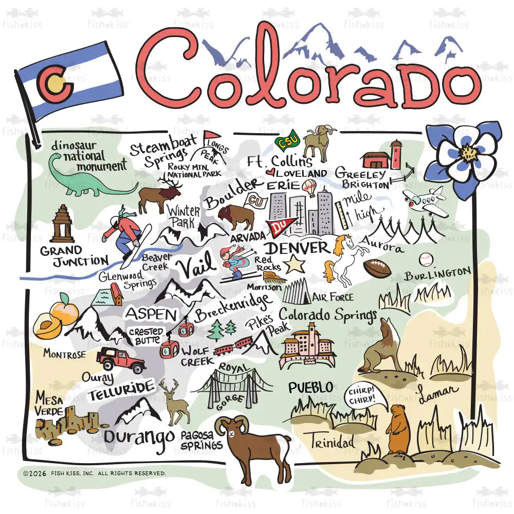 Colorado Medium Iced Cup Coolie