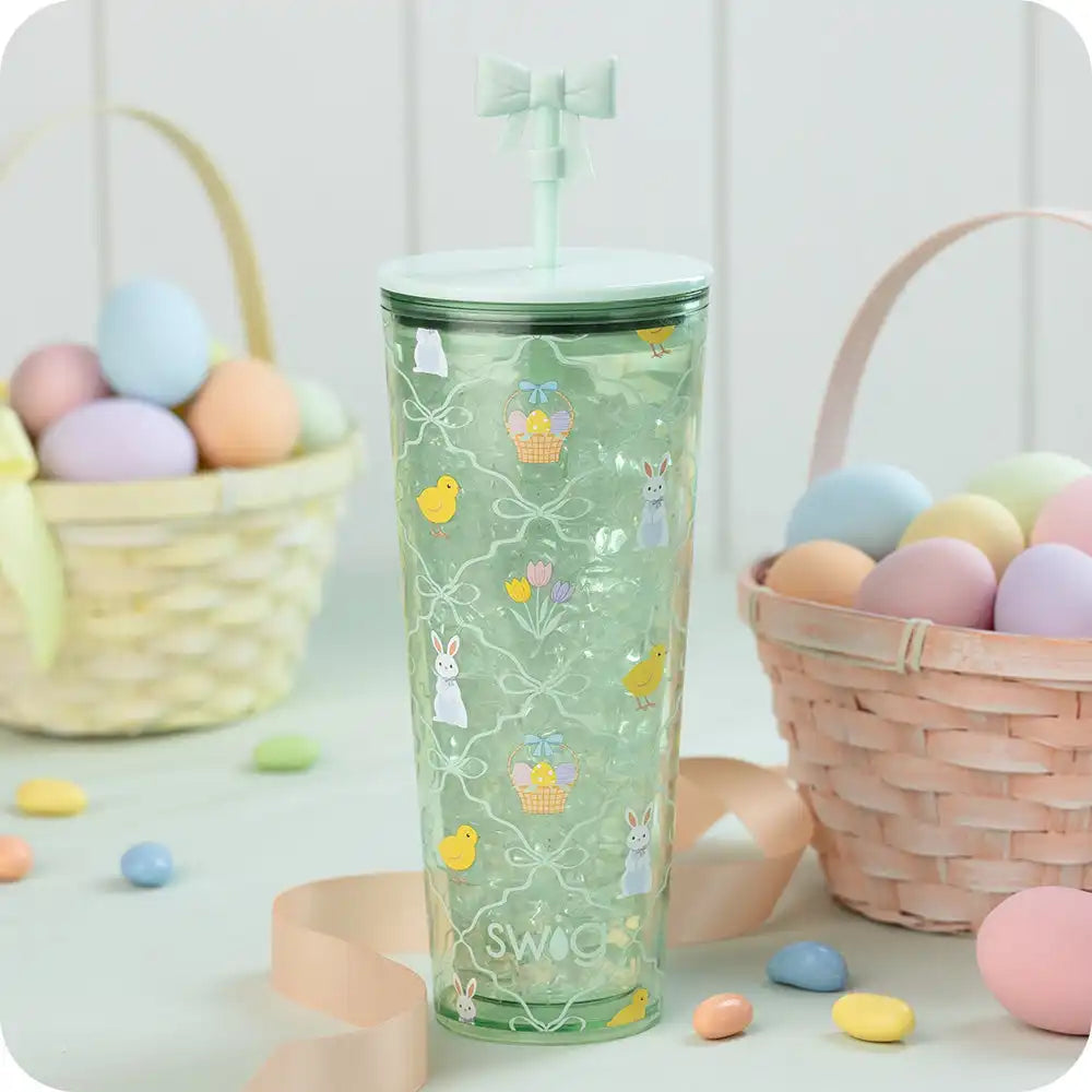 Hoppy Easter Plastic Tumbler 24oz