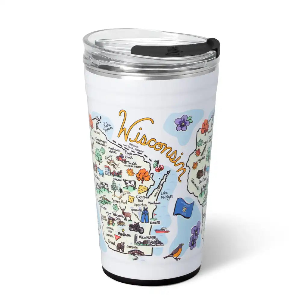 Wisconsin Party Cup 24oz