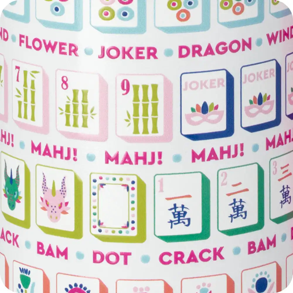 Mahjong Tiles Tumbler 32oz