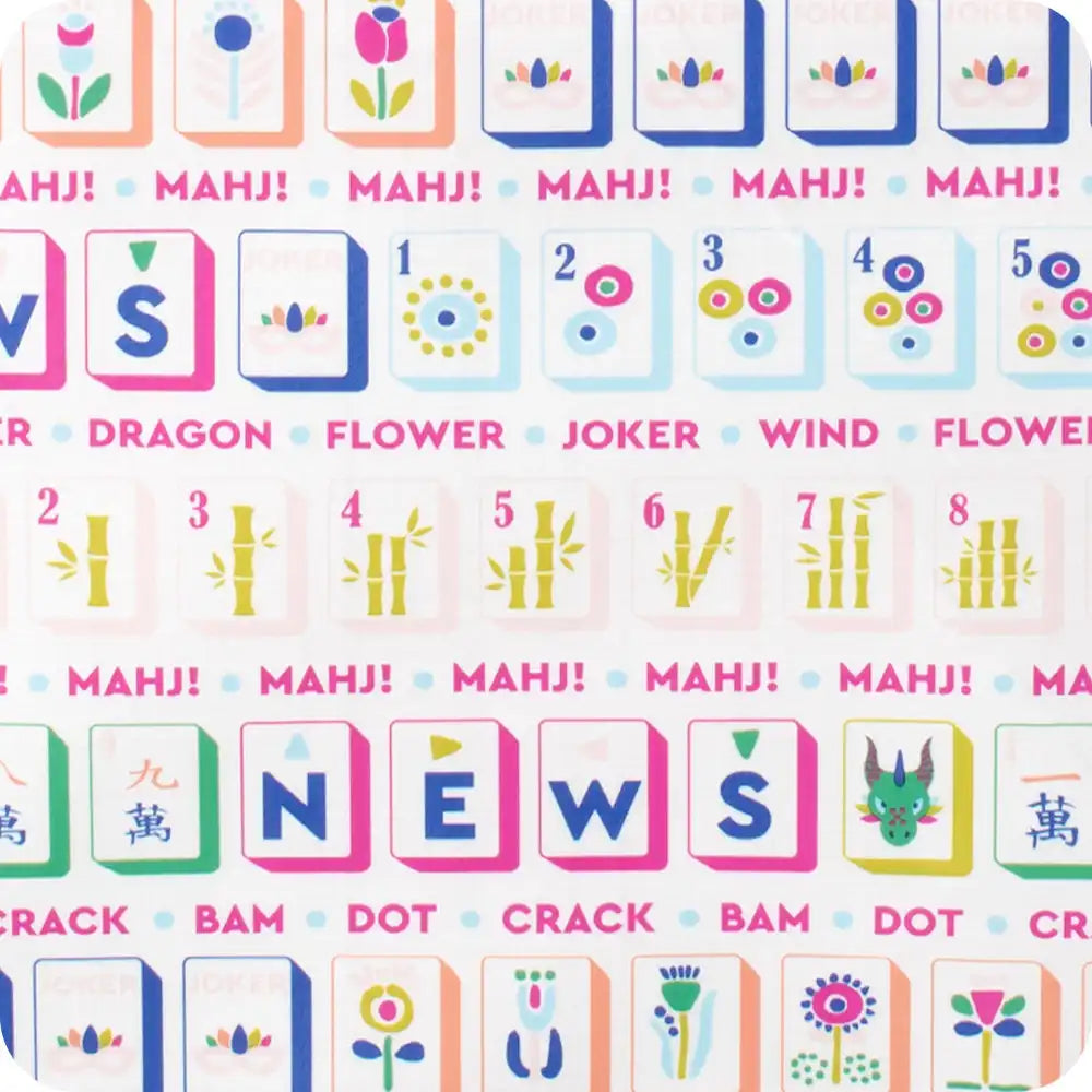 Mahjong Tiles Jumbo Tote Bag