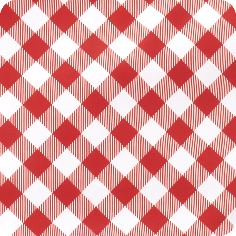 Gameday Gingham Red + Black Zippi 36 Cooler