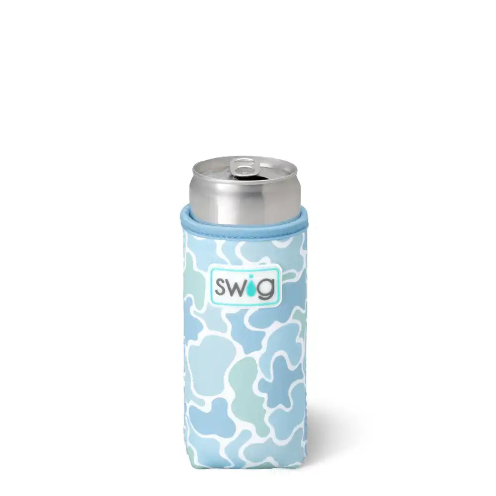 Saltwater Camo Slim Can Coolie