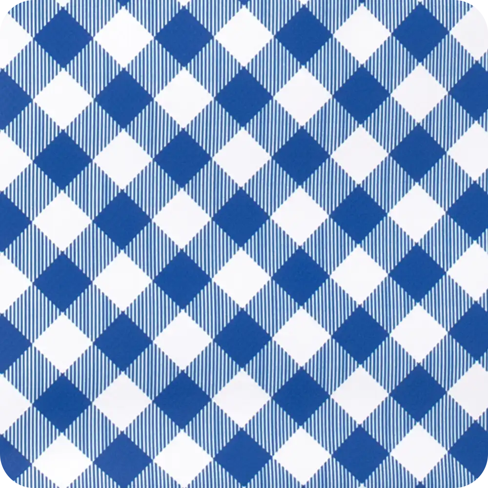 Gameday Gingham Royal + Red Loopi Tote Bag