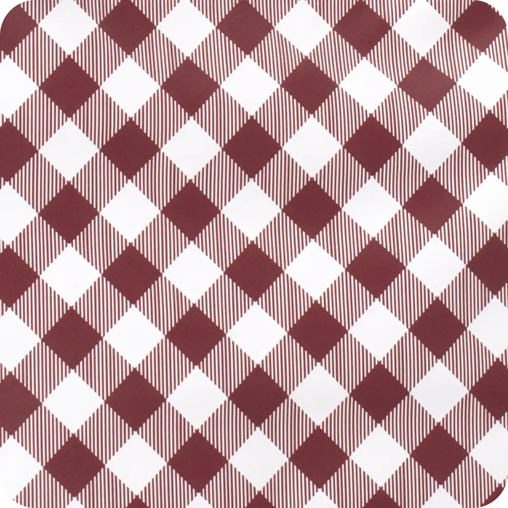 Gameday Gingham Maroon Loopi Tote Bag
