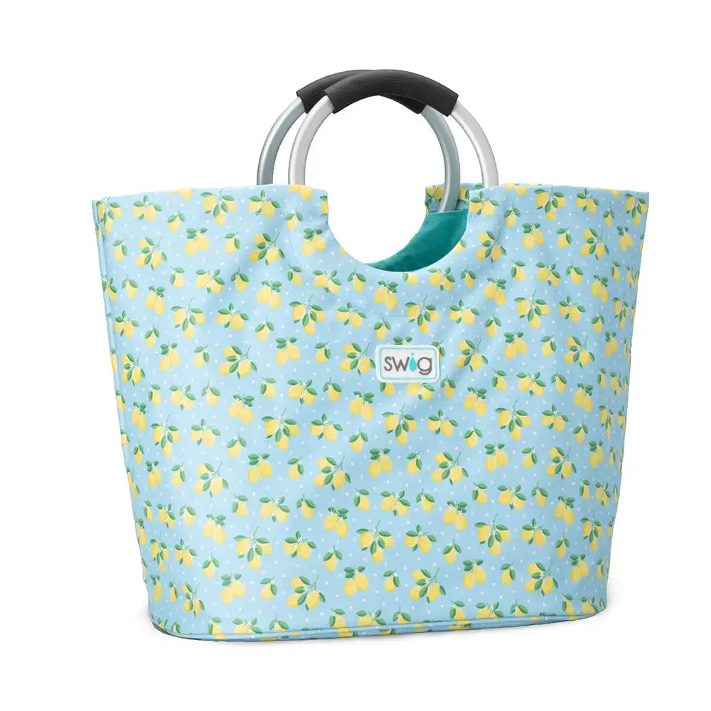 Lemon Meringue Loopi Tote Bag